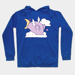 Moon Angel Elephant Hoodie